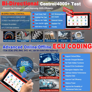 Starten Sie X431 PROS ELITE Bidirektion aler Diagnose scanner Voll system 32 Spezial funktionen CANFD ECU Codierung für Autos