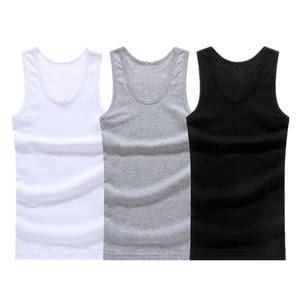 Kolsuz % 100 pamuk tekli erkek boş katı yelek erkekler Fitness egzersiz <span class=keywords><strong>Tank</strong></span> <span class=keywords><strong>Top</strong></span> Mens