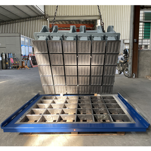 Máquina de fabricación de bloques de pared de cemento de enclavamiento hueco de hormigón, procesamiento de línea de producción de ladrillos - Product Image 4