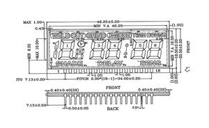High Resolution STN Screen <strong>Display</strong> Module Power Meter with Positive <strong>LCD</strong> Modules Manufacturer - Product Image 3