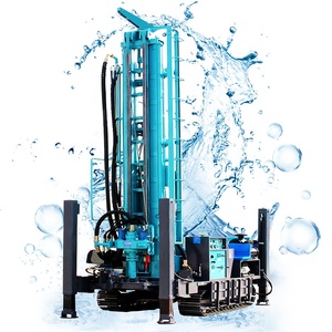 280m/300m pozo tipo oruga plataforma perforadora de agua de pozos de agua con compresor de aire - Product Image 1