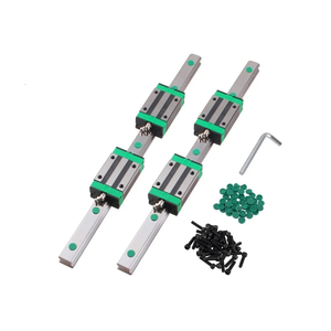 2pc <strong>HGR20</strong> Square <strong>Linear</strong> <strong>Guide</strong> <strong>Rail</strong> 600mm to 1500mm+4pc Slide Block Carriages HGH20CA or HGW20CC <strong>CNC</strong> Set Router Engraving - Product Image 1