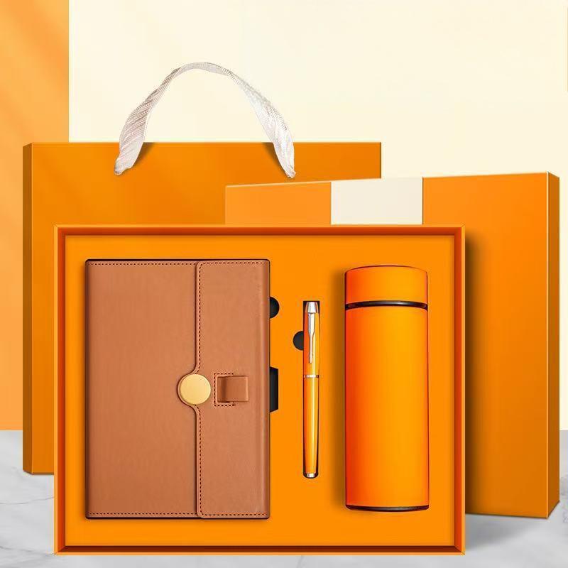 Brown cup three-piece set