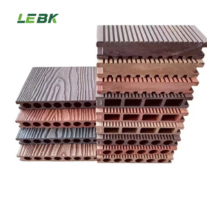 Balkon için klasik tarzı 3D desen kalınlaşma Wpc katı döşeme paneli - Product Image 6