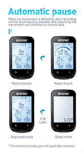BSC100S Bicycle <strong>Computer</strong> <strong>Wireless</strong> GPS Bike Speedometer <strong>with</strong> <strong>Cadence</strong> Heart and Mileage ANT <strong>Cycling</strong> <strong>Computer</strong> - Product Image 5