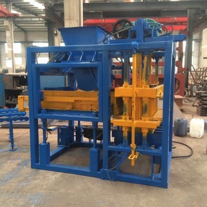 Лидер продаж, автоматическая машина для производства бетонных блоков QT 4-25 с компонентами сердечника PLC и насоса 220 В - Product Image 2
