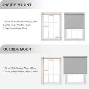 Automatic <strong>up</strong> and Down Remote Control Sunscreen Electric Window Blinds Roller Day and Night Roller Blind Wi-fi Roller Blinds - Product Image 5
