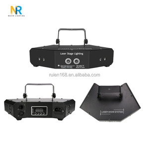 ลำแสงเลเซอร์ RGBW LED 6เลนส์ DMX เส้นสแกนสำหรับไฟฉายไนท์คลับ - Product Image 3