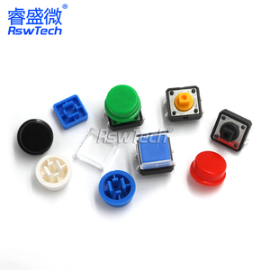 Micro Square Silicon Power Tactile Push Button Waterproof <strong>Switch</strong> With Rubber Plastic Rectangular Caps <strong>12x12</strong> Tactile <strong>Switch</strong> Cap - Product Image 1