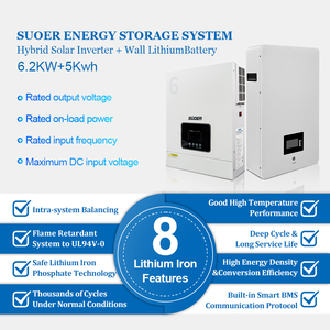 SUOER <strong>Solar</strong> Panel System for <strong>Home</strong> Complete Set OEM ODM Off Grid Pure Sine Wave <strong>Solar</strong> <strong>Power</strong> System - Product Image 2