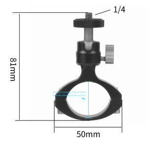 Motorcycle Action Camera <strong>Mount</strong> Bicycle Handlebar Clip Holder with 27-35mm Clamp for GoPro 13 for Insta360 X4 for POCKET 4 - Product Image 2