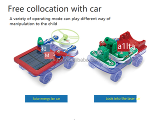 DIY STEM circuiti elettronici Set luci LED filo conduttivo blocco di plastica modello educativo giocattolo per bambini scatola confezionata - Product Image 4