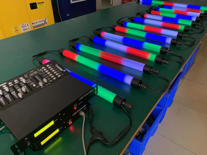 1M長さ96leds360ビュー16ピクセルRGBLED流星雨ライトデジタルDMXLEDチューブ - Product Image 5