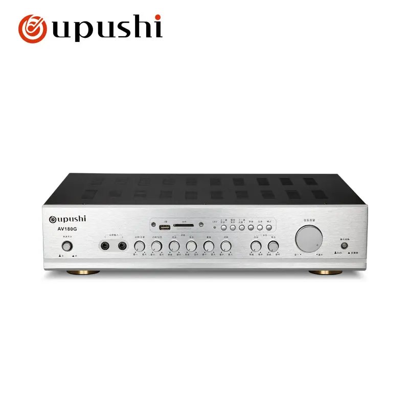 Oupushi AV180G HiFi-Stereo verstärker Bluetooth-Zweikanal-Sound-Power-Audio empfänger für Heim lautsprecher und Theater