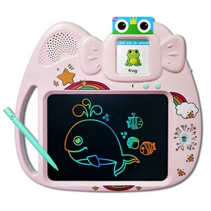 Macchina per l'apprendimento dei bambini 2 in 1 giocattoli educativi precoci tavoletta da scrittura LCD macchina per leggere e scrivere per tavole da disegno per bambini - Product Image 2