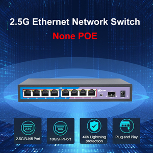 KuWFi 4K ad alta velocità 4 porte in metallo portatile interruttore di rete per Computer con 2.5G Ethernet Auto-negoziazione di protezione contro i fulmini - Product Image 2