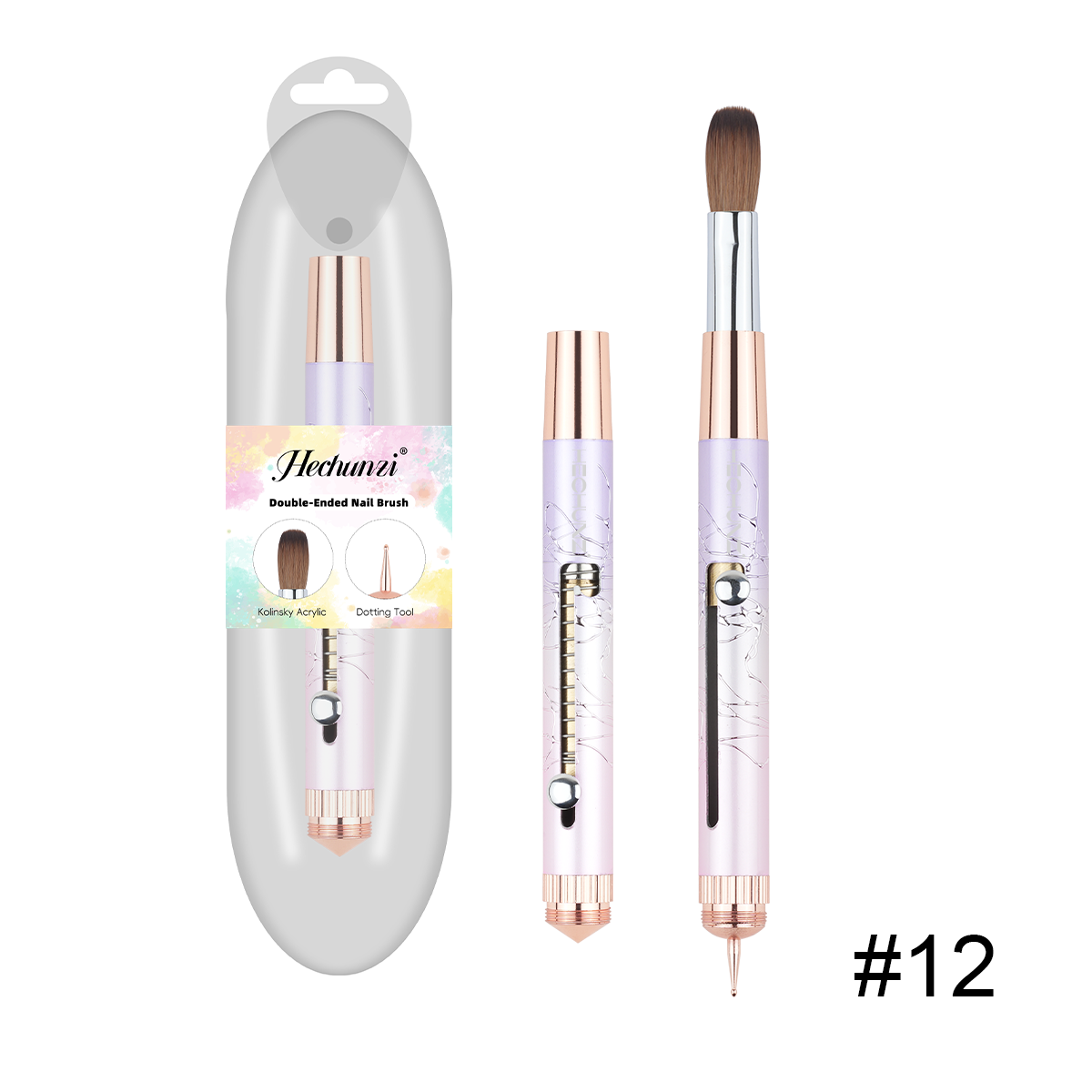 Gradient #12 Kolinsky Brush+ Dotting Tip
