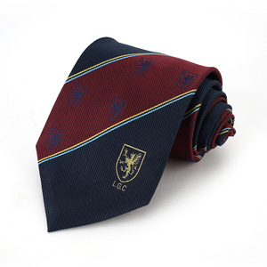 Biểu tượng tùy chỉnh Polyester sọc <span class=keywords><strong>Tie</strong></span> thanh lịch đội xây dựng và sản phẩm quà tặng - Product Image 1