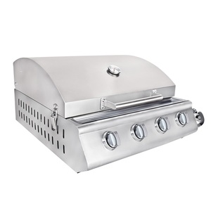 Stainless Steel BBQ <strong>Gas</strong> Grill With Tabletop Four Burner for BBQ Grill Cooking Kitchen Cookwar