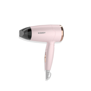 Kemey KM-6837 chất lượng thương hiệu siêu thời trang Salon tóc chăm sóc cá nhân DIY Blower 1000W màu hồng có thể gập lại xử lý Máy Sấy Tóc máy - Product Image 6