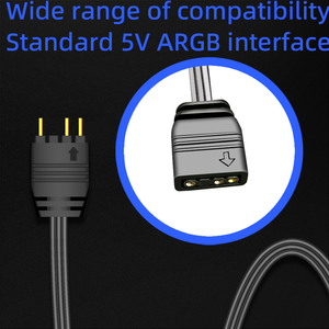 COOLMOON Spot Product AR-1 5V 3PIN Control Hub Light Practical Gaming PC Power Cable SATA Interface ARGB <strong>Controller</strong> <strong>Computer</strong> - Product Image 3