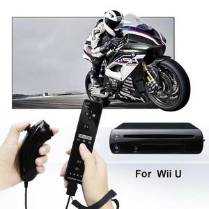 คอนโทรลเลอร์ที่ผ่านการรับรองสำหรับ wiis Gamepad จอยสติ๊ก2 in 1ในตัวและโมชั่นบวกคอนโทรลเลอร์จอยแพดไร้สายสำหรับรีโมท Wii U - Product Image 5
