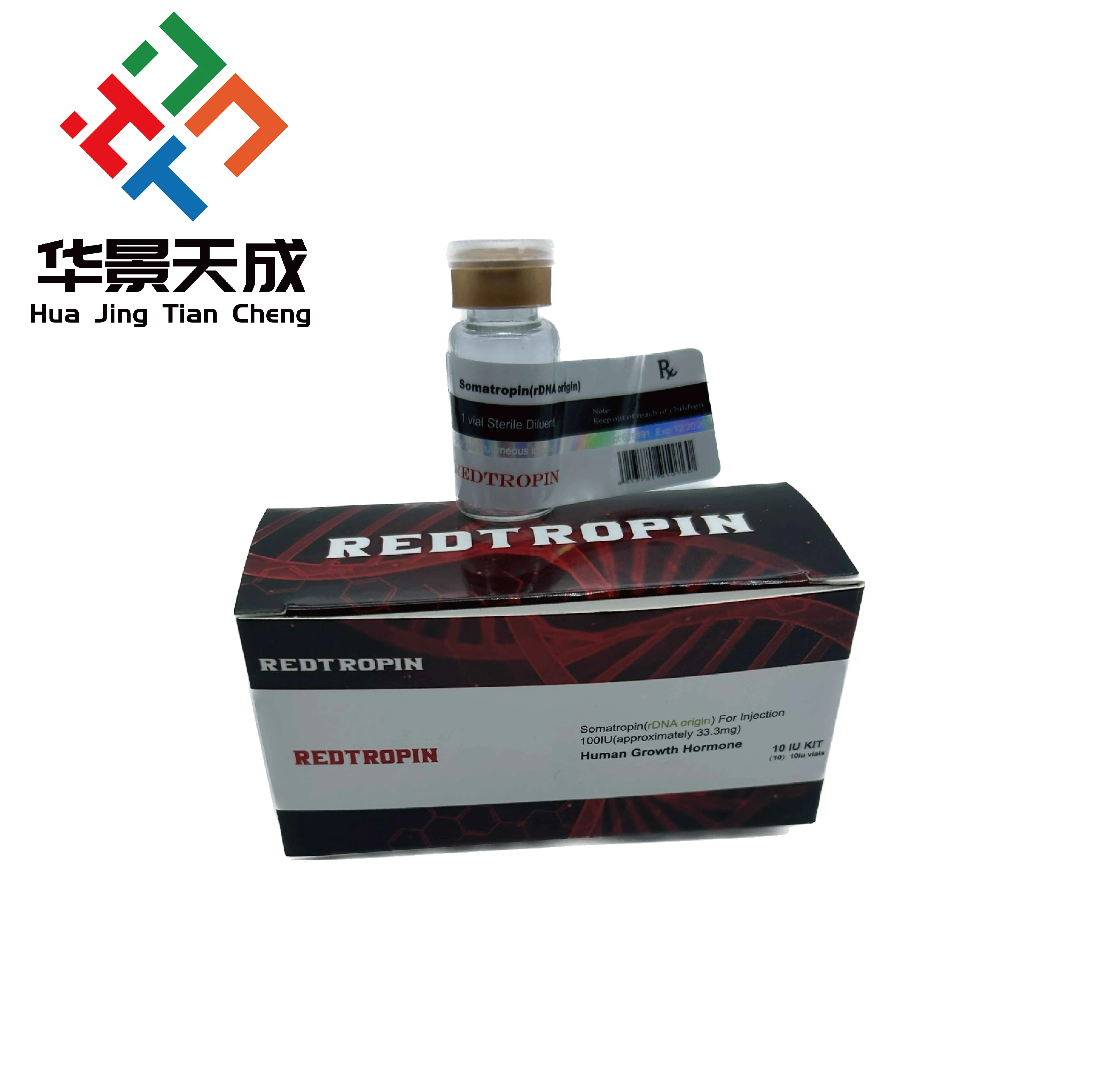 Diseño libre Kigtropin etiquetas farmacéuticas holográficas BPC-157 cajas de embalaje de inyección de péptidos