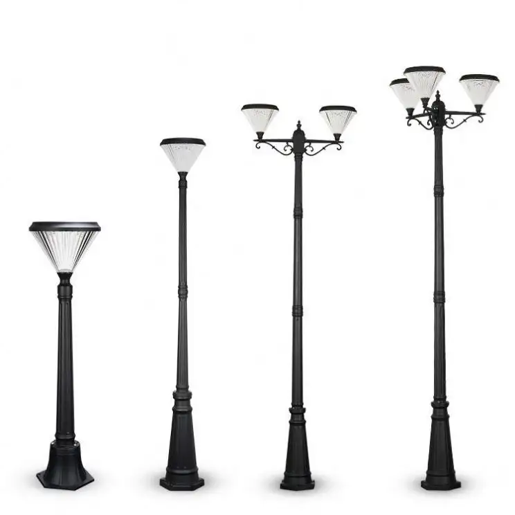 Lampada da giardino solare a led integrata per esterni impermeabile da giardino a risparmio energetico