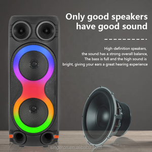 CH-8868 Portable Tower <strong>Speaker</strong> System Outdoor Blue Tooth <strong>Speaker</strong> with Wireless Microphone &amp; Party Lights for <strong>Computer</strong> <strong>Use</strong> - Product Image 4