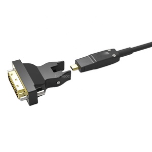 Adaptador de cable USB C TIPO C DP DVI 4K a HD, puerto de pantalla a HDTV, convertidor de cable de audio y video, macho a macho para proyector de computadora - Product Image 1