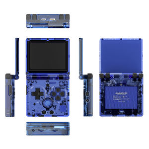 Nkwi для портативной игровой консоли Anbernic RG35XXSP 3,5 дюймов с открытым исходным кодом IPS экран с двумя слотами для карт 64 ГБ встроенный портативный - Product Image 1