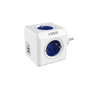 OEM ODM función inteligente 5 vías eléctrico UE móvil Multi enchufe Cubo de alimentación para la venta - Product Image 2