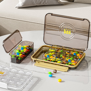 Hộp thuốc bảy ngày nhắc nhở người già Ba bữa một ngày thuốc lưu trữ di động đóng gói riêng - Product Image 4