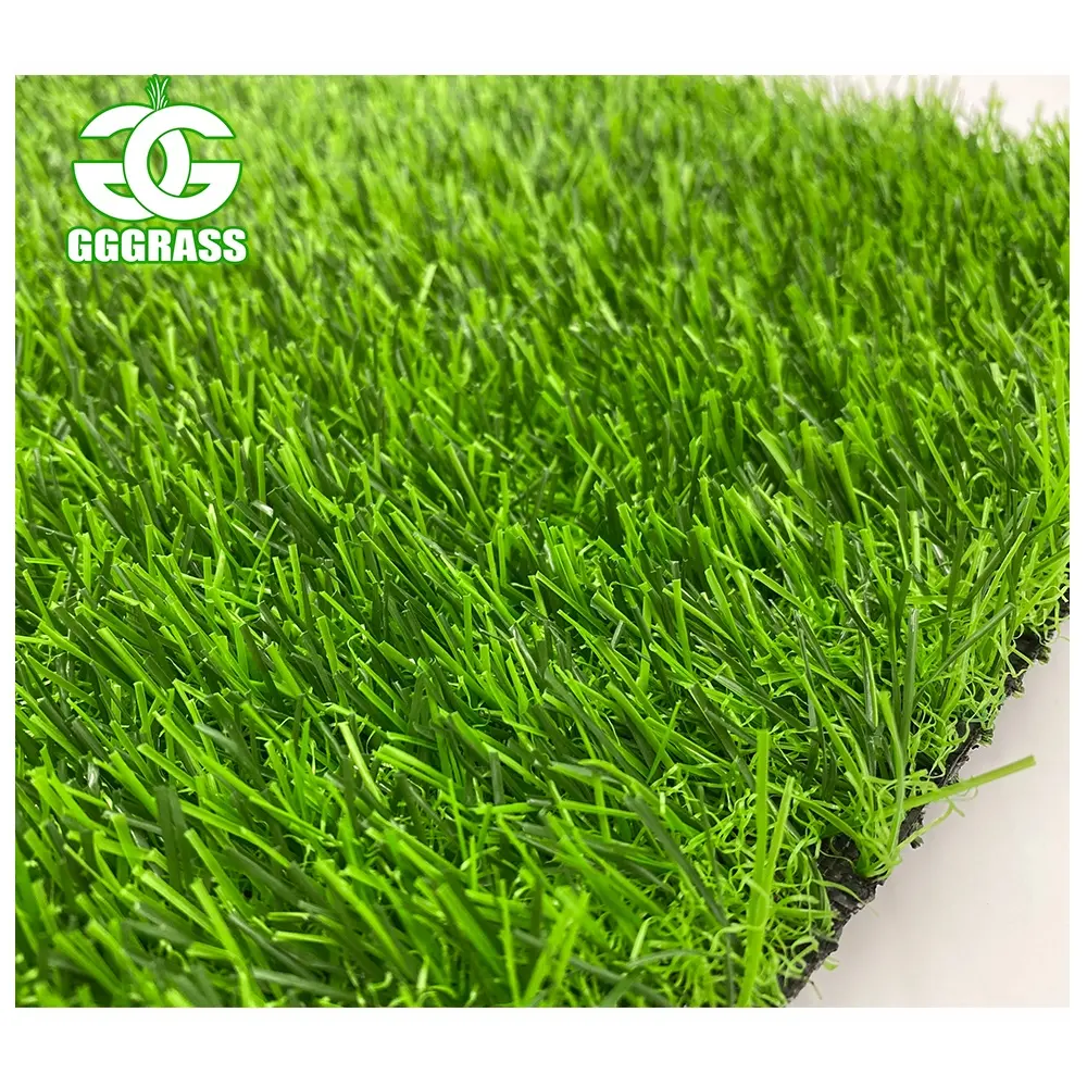 Dukungan hijau 30mm-50mm rumput buatan panel dinding Lapangan Kriket rumput buatan ubin rumput