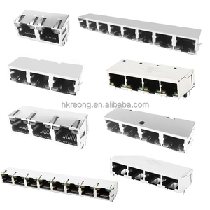 Accesorios de conector de transformador de interfaz de red de una sola capa de China 1*4 puerto de comunicación de datos de red para conectividad de red - Product Image 3