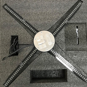 Holografik reklam makinesi çıplak göz 3d fan led HD ekran dönen stereo yüzen hava görüntüleme olmadan ekran projeksiyon - Product Image 5