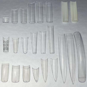3XL konik kare tırnak ipuçları yok C eğrisi XXL XL yarım kapak tırnak ipuçları tabut şekli Stiletto badem C eğrisi tırnak ipuçları - Product Image 5