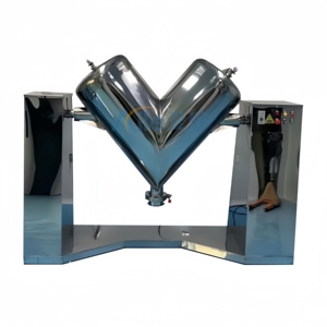 Protein tozu, gevşek toz, süt tozu ve Metal tozu için özelleştirilebilir V tipi karıştırıcı - Product Image 1