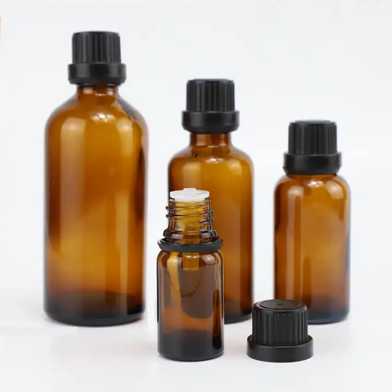 Hot Selling Private Label Wholesale Glass Refined Oil Bottle Dropper Bottle Essence Liquid Bottle