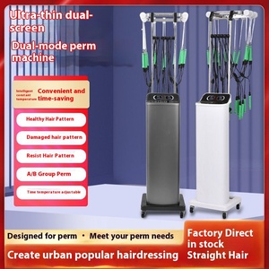 Sistema de peluquería de salón de doble pantalla de gama alta ultraligera temperatura constante inteligente permanente digital doble-caliente permanente cuadrado moderno - Product Image 4