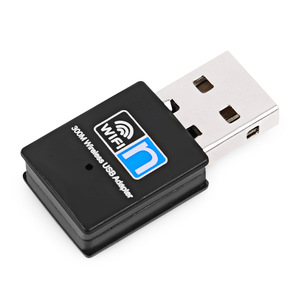 USB Mini 300M scheda di rete Wireless WiFi ricevitore Computer trasmissione Wireless scheda di rete adattatore adatto per Linux - Product Image 1