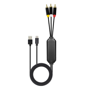 USB C到RCA电缆音频Aux适配器，USB C公到3 RCA公插孔分路器音频视频AV复合适配器电缆，用于电视/Mac/PC - Product Image 4