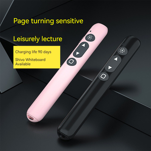 Insegnamento ufficio più grande puntatore laser ricevitore <span class=keywords><strong>USB</strong></span> nero rosa bianco facile da trasportare orologi puntatore laser