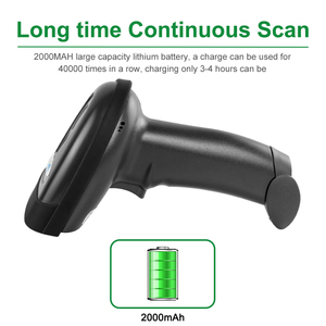 Escáner de código de barras láser inalámbrico NETUM 2,4G, lector de escáner de código de barras 1D de mano con cable USB para iPhone, Android, PC - Product Image 6