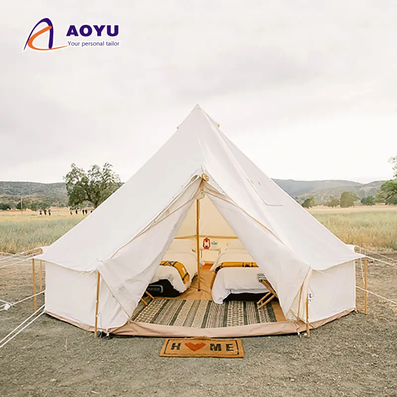 Outdoor Luxe Glamping Dome Tentes Mongoles Moderne Tent Familie Toeristische Tent Kamperen