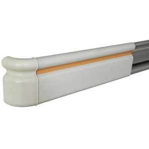 Hospital Hallway Handrail <strong>PVC</strong>+Aluminum Retainer Hospital Hand Rails Wall Mounted Hospital Corridor Railing - Product Image 4