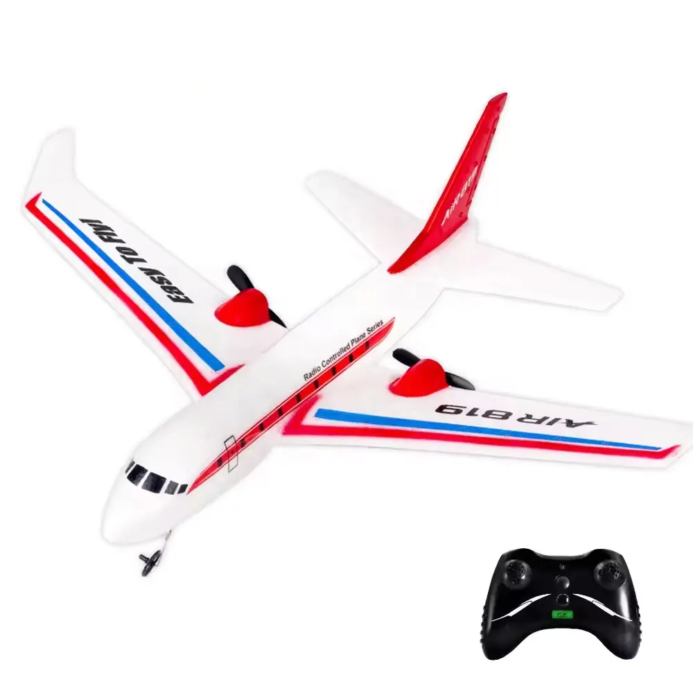 Toyhome2チャンネルRc飛行機FX819飛行機飛行機おもちゃモデルラジオリモコンフライングおもちゃフォーム飛行機Rcグライダー飛行機