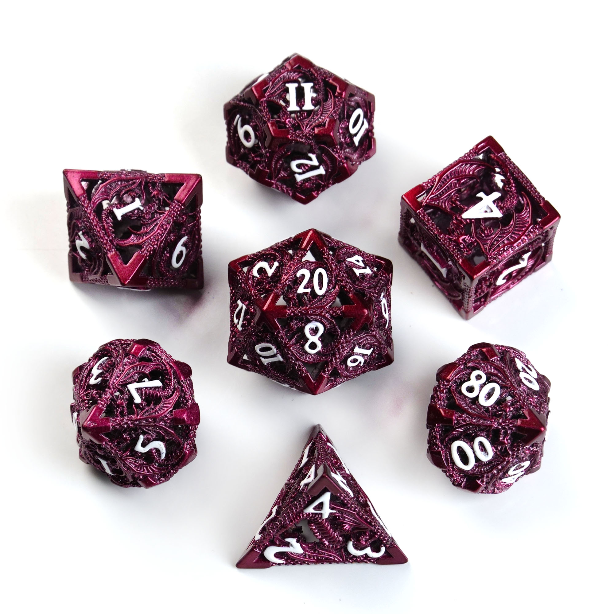 Red / white numbers
