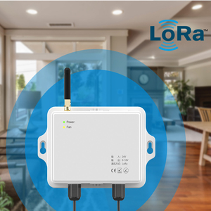 Wall Mounted 24V Indoor Ventilation <strong>Control</strong> 0~5000ppm <strong>Temperature</strong> Humidity Plug-in NDIR Sensor Carbon Dioxide CO2 Meter Monitor - Product Image 3