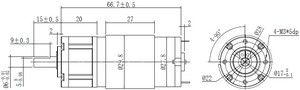 永磁厂家直销28毫米12v <span class=keywords><strong>24v</strong></span> 15千克12瓦15w扭矩直流行星齿轮电机